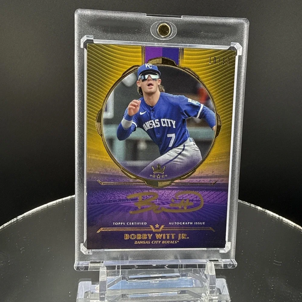 2023 Topps Five Stars Royalty Bobby Witt Orange GOLD Autograph #10/10 SSP Royals